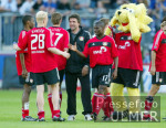 Fussball 1. Bundesliga: Leverkusen - Bielefeld, Jubel