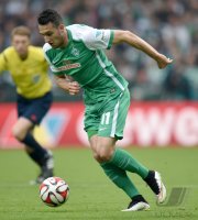 Fussball, 1. Bundesliga  Saison 2014/2015: SV Werder Bremen - Borussia Moenchengladbach