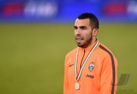 Fussball Supercoppa Italia Finale 2014 in Doha: Carlos Tevez (Juventus Turin)
