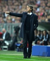 Fussball CHL  Saison 2011/2012: Trainer Roberto Mancini (Manchester City)