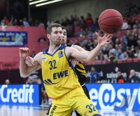 Basketball 1. Bundesliga 17/18 Hauptrunde: Walter Tigers Tuebingen - EWE Baskets Oldenburg