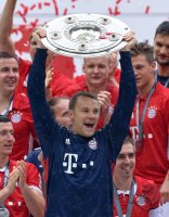 Fussball 1. Bundesliga Saison 15/16: Der FC Bayern feiert seine 26. Deutsche Meisterschaft