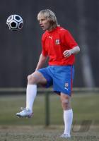 Fussball Foto-Shooting Pavel Nedved
