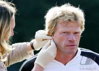 Fitnesstest der Nationalmannschaft in Hamburg