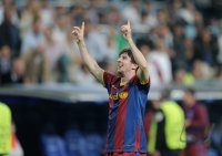 Fussball CHL  Saison 2010/2011:   JUBEL Lionel Messi (Barca)