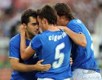 FUSSBALL  Olympia 2008   Viertelfinale  Maenner   Italien - Belgien