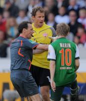 FUSSBALL  1. BUNDESLIGA  09/10  VfB Stuttgart  -  Werder Bremen