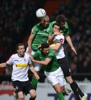 Fussball 1. Bundesliga  Saison 11/12:  SV Werder Bremen - Borussia Moenchengladbach