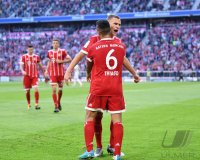 Fussball 1. Bundesliga Saison 17/18: FC Bayern Muenchen - SC Freiburg