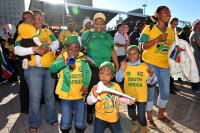 FUSSBALL WM 2010, Public Viewing in KapstadtFUSSBALL WM 2010, VORRUNDE: Deutschland - Serbien