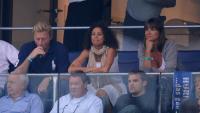 FUSSBALL  1. BUNDESLIGA:  Boris Becker mit Frau Lilly und  Franziska van Almsick