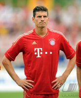 Fussball 1. Bundesliga Saison   2011/2012 :  Mario Gomez (FC Bayern Muenchen)
