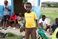 Fussball im Armenviertel Umlazi bei Durban