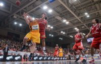Basketball 1. Bundesliga 2012/2013:  Walter Tigers Tuebingen - FC Bayern Muenchen