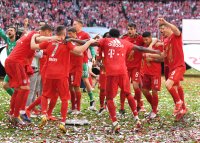 Fussball 1. Bundesliga Saison 18/19: Meister FC Bayern Muenchen