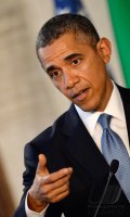 Staatsbesuch; US-Praesident Barack Obama in Rom