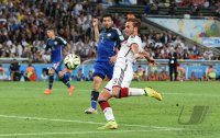 FUSSBALL WM 2014 FINALE: TOR zum 1-0 Mario Goetze (Deutschland)