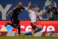 Fussball, 1. Bundesliga  Saison 2014/2015: Hamburger SV - Bayer 04 Leverkusen