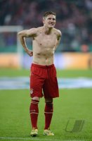 FUSSBALL DFB POKAL  Saison 2012/2013:  Bastian Schweinsteiger (FC Bayern Muenchen)