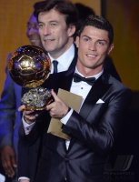 Fussball International  FIFA Ballon d Or 2013: Sieger Cristiano Ronaldo (Portugal)