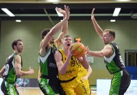 Basketball 2. Bundesliga 2020/2021: Tigers Tuebingen - Tigers Tuebingen - Gladiators Trier