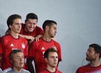 Fussball 1. Bundesliga 2015/2016: Fototermin beim FC Bayern Muenchen