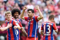 Fussball, 1. Bundesliga  Saison 2013/2014: JUBEL Claudio Pizarro (FC Bayern Muenchen)