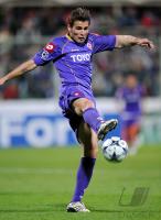 FUSSBALL CHAMPIONS LEAGUE: Florenz, MUTU Einzelaktion