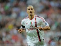 Fussball International Audi Cup 2011: JUBEL Zlatan Ibrahimovic (AC Mailand)