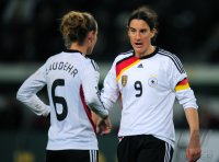 Fussball: International, Frauen Laenderspiel: Deutschland, LAUDEHR und PRINZ