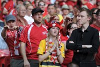Fussball International EM 2012-Qualifikation:  Enttaeuschung bei Schweizer Fans
