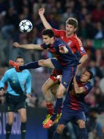 FUSSBALL INTERNATIONAL CHL HALBFINALE 12/13: FC Barcelona - FC Bayern Muenchen