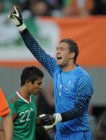 Fussball International:  Torwart Maarten Stekelenburg   (Holland)