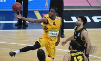 Basketball 1. Bundesliga 16/17 Hauptrunde: Walter Tigers Tuebingen - MHP Riesen Ludwigsburg