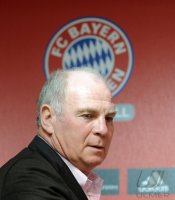 Basketball 1. Bundesliga 2011/2012:  Praesident Uli Hoeness (FC Bayern Muenchen)