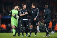 FUSSBALL INTERNATIONAL CHL ACHTELFINALE 12/13:  FC Arsenal London - FC Bayern Muenchen