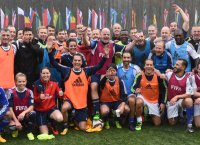 FIFA Praesident Gianni Infantino (Schweiz) erster Tag im Home of Fifa