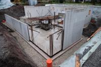 Neubau Wohnhaus, Fertigkeller