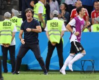 FUSSBALL WM 2018; JUBEL Trainer Joachim Loew (Deutschland)