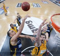 Basketball 1. Bundesliga  12/13  Walter Tigers Tuebingen  - Alba Berlin