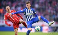 Fussball  1.Bundesliga   Saison 17/18: FC Bayern Muenchen -  Hertha BSC Berlin