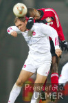 Fussball 1. Bundesliga: Leverkusen - Nuernberg, Zweikampf