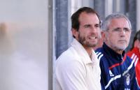 Fussball 3. Bundesliga:  Trainer Mehmet Scholl  mit Co Trainer Gerd Mueller