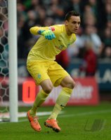 Fussball, 1. Bundesliga  Saison 2013/2014: SV Werder Bremen - Borussia Moenchengladbach