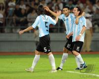 FUSSBALL  Olympia 2008   Halbfinale  Maenner   Argentinien - Brasilien