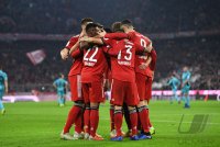 Fussball 1. Bundesliga Saison 18/19: FC Bayern Muenchen - SC Freiburg