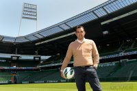 Fussball, 1. Bundesliga Saison 2013/2014: SV Werder Bremen stellt Robin Dutt als neuen Trainer vor
