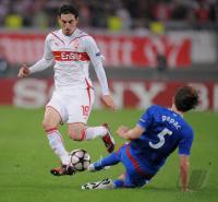 FUSSBALL  International CHL 09/10  VfB Stuttgart - Glasgow Rangers