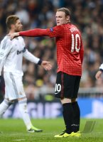 FUSSBALL INTERNATIONAL CHL ACHTELFINALE 12/13:  Wayne Rooney (Manchester United FC)