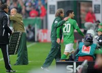 Fussball 1. Bundesliga  Saison 2011/2012: Auswechslung Mehmet Ekici (SV Werder Bremen)